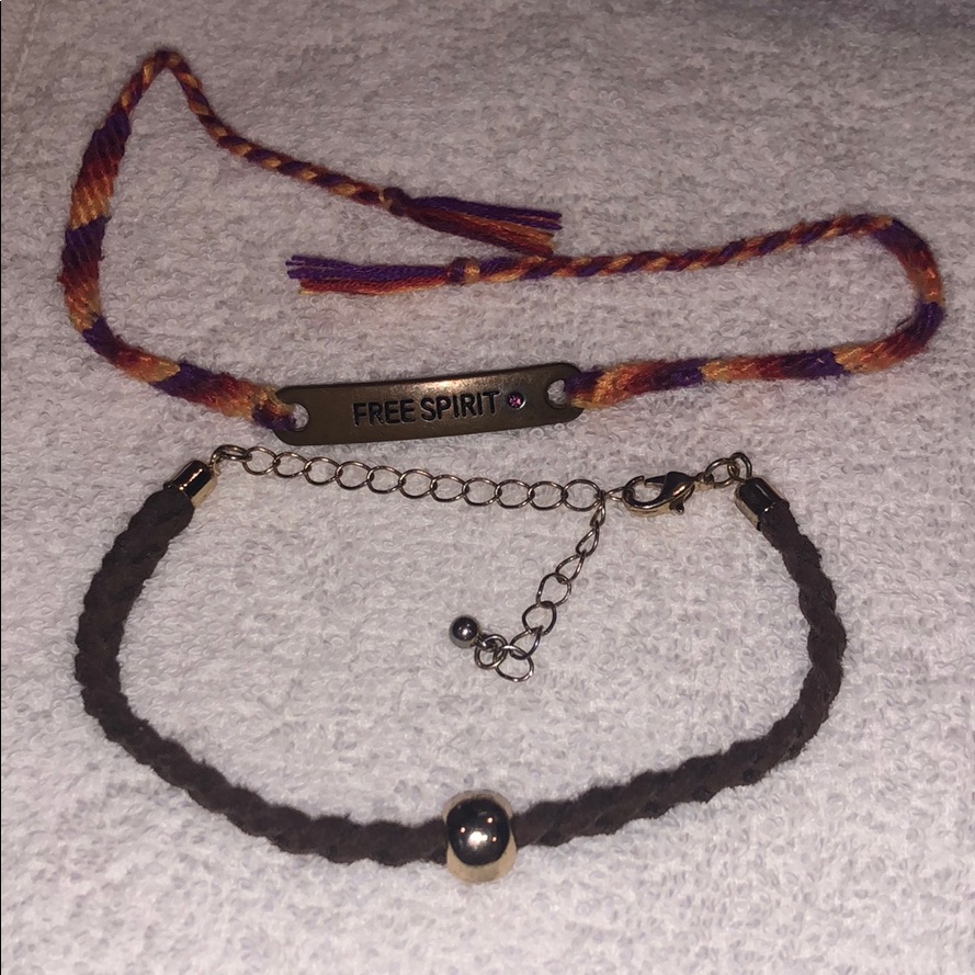 Two Pack String Bracelets